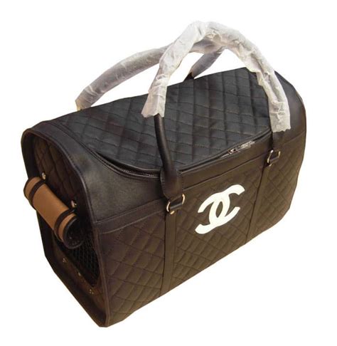 chanel dog carrier bag|Chanel small dog carrier.